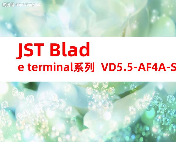 JST Blade terminal系列  VD5.5-AF4A-S无焊端子产品规格书
